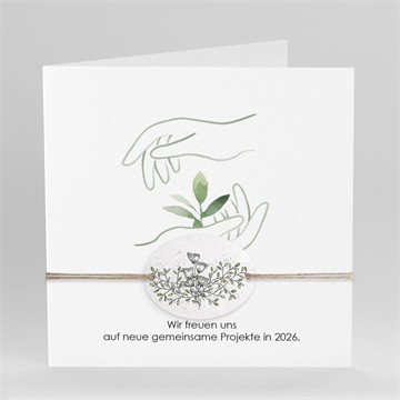 Klappkarte - Saatpapier