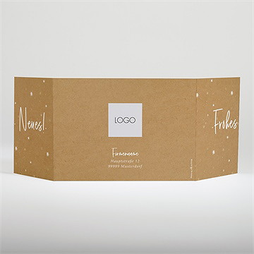 Weihnachtskarte verschneite wünsche - Vue 3