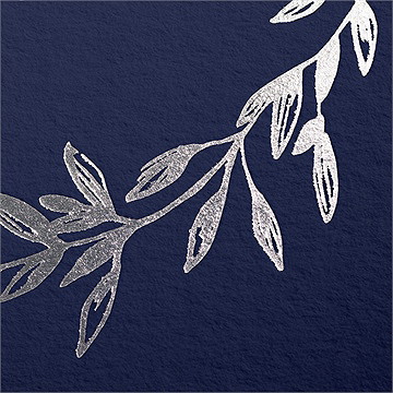 Weihnachtskarte Silberne Krone - vue 2