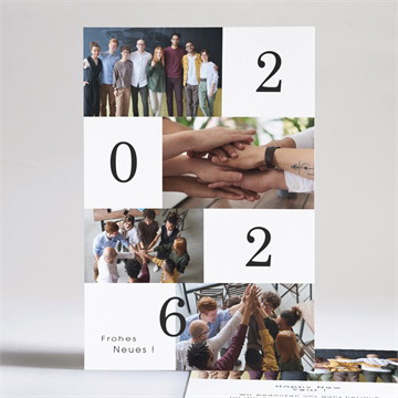 Weihnachtskarte zusammen