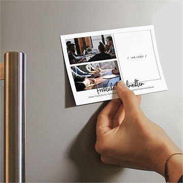 Weihnachtskarte Magnetische Fotocollage - Vue 2