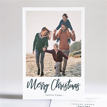 Weihnachtskarte elegantes fotodesign