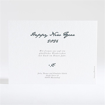 Weihnachtskarte Blätterveredelung - vue 4