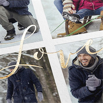 Weihnachtskarte elegante fotos - Vue 2