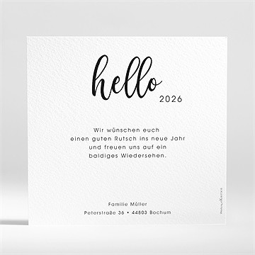 Weihnachtskarte Kleines Hello - vue 2