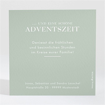 Weihnachtskarte Kleiner Weihnachtsgruß - Vue 2