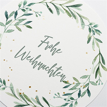 Weihnachtskarte runde grüße - Vue 3