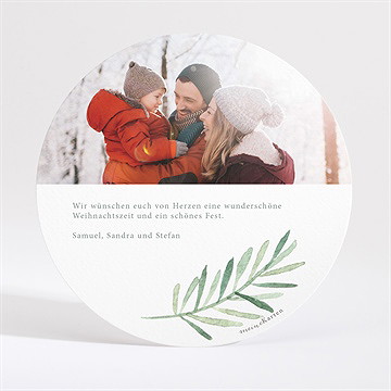 Weihnachtskarte runde grüße - Vue 4