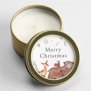 Kerzen Weihnachten waldtiere