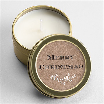 Kerzen Weihnachten kraftpapierdesign