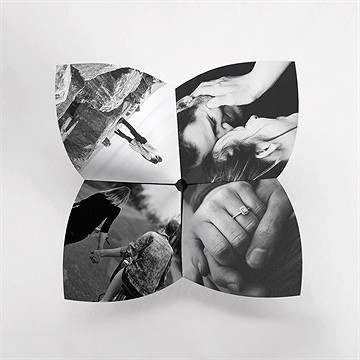 Hochzeitseinladung myriade - origami - Vue 2