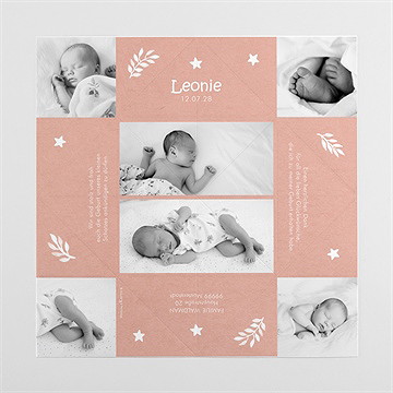 Geburtskarte Große Freude - Origami - Vue 4