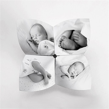 Geburtskarte Große Freude - Origami - Vue 2