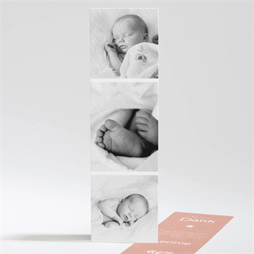 Dankeskarte Geburt große freude