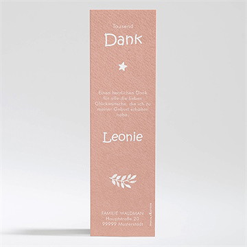 Dankeskarte Geburt große freude - Vue 2