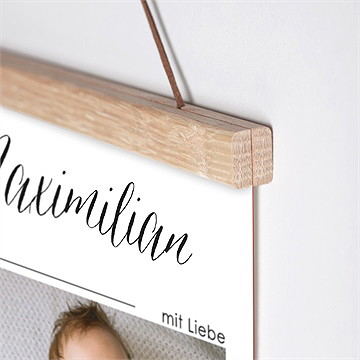 Geburtsposter Minimalistischer Glanz - Vue 3