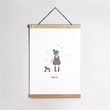 Geburtsposter Hübsche Zeichnung