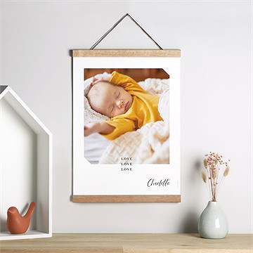 Geburtsposter Mein Kleines Polaroid - Vue 2