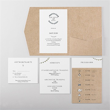 Hochzeitseinladung perfekt geplant - allinone - Vue 5