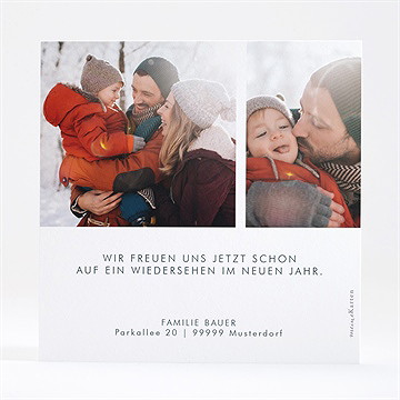 Weihnachtskarte kupferstern - Vue 4