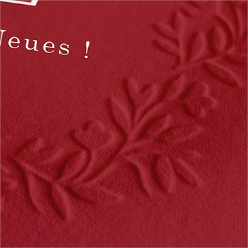 Weihnachtskarte rote weihnachtsgrüße - Vue 2