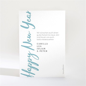 Weihnachtskarte Joy, Love And Health - Vue 2