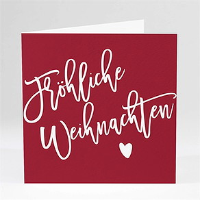 Weihnachtskarte fröhliche weihnachten