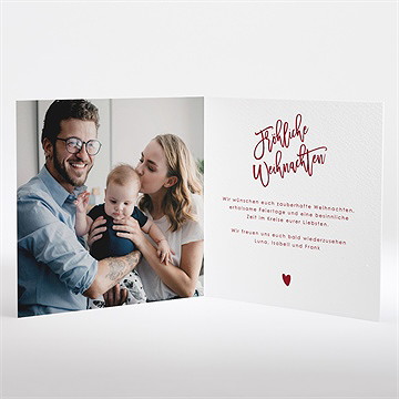 Weihnachtskarte fröhliche weihnachten - Vue 2