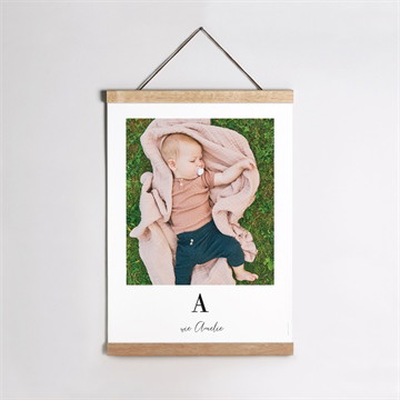 Geburtsposter Hübscher kinderreim