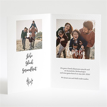 Weihnachtskarte weihnachtliche zärtlichkeit - vue 2