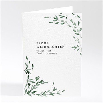 Weihnachtskarte Weihnachtszweige