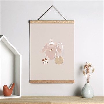 Geburtsposter Kleine Schühchen - Vue 2