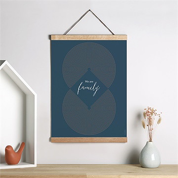 Geburtsposter Blaubeerstrauß - Vue 2