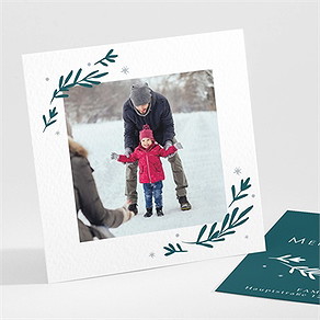 Weihnachtskarte zarte weihnachtsgrüße