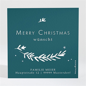 Weihnachtskarte zarte weihnachtsgrüße - Vue 2