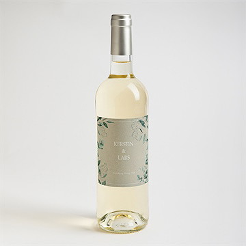 Flaschenetikett Hochzeit intime blätterwelt - Vue 2