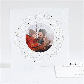 Weihnachtskarte silberne weihnacht