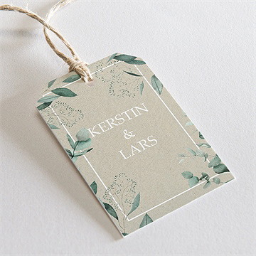 Geschenkanhänger Hochzeit intime blätterwelt