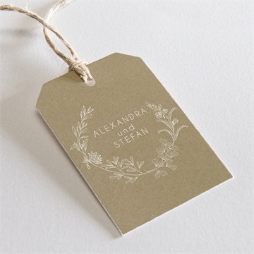 Geschenkanhänger Hochzeit Festlichkeiten