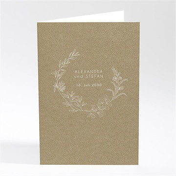 Menükarte Hochzeit festlichkeiten