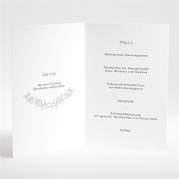 Menükarte Hochzeit festlichkeiten - Vue 2