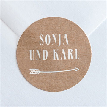 Aufkleber Hochzeit Myriade