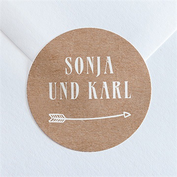 Aufkleber Hochzeit myriade