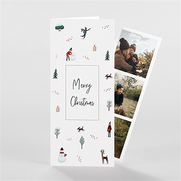 Weihnachtskarte winterliche wärme