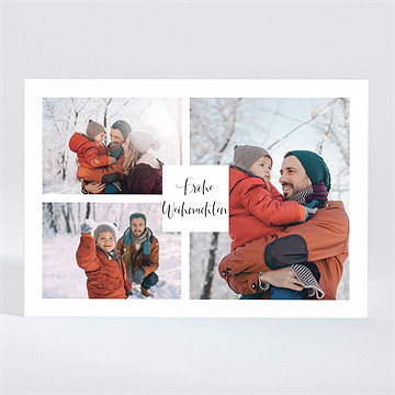 Weihnachtskarte Fotomosaik Weihnachten
