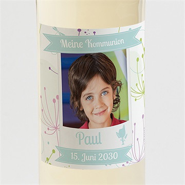 Flaschenetikett Kommunion Stimmung Junge