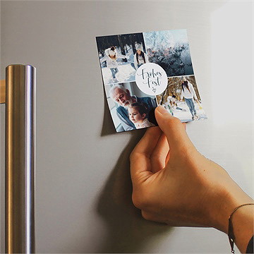 Weihnachtskarte Winterliche Fotocollage - Vue 2