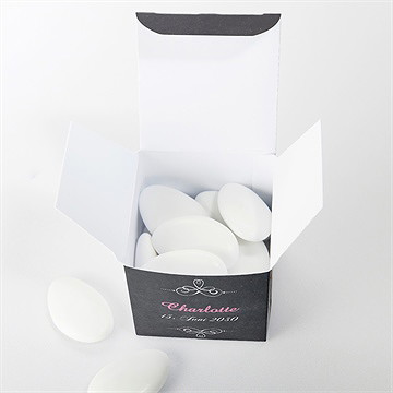 Geschenkbox Kommunion Weizenähren Rosa - Vue 3