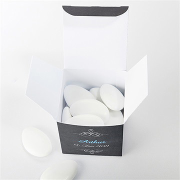 Geschenkbox Kommunion Weizenähren Blau - Vue 4