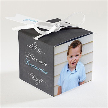 Geschenkbox Kommunion Weizenähren Blau - Vue 2